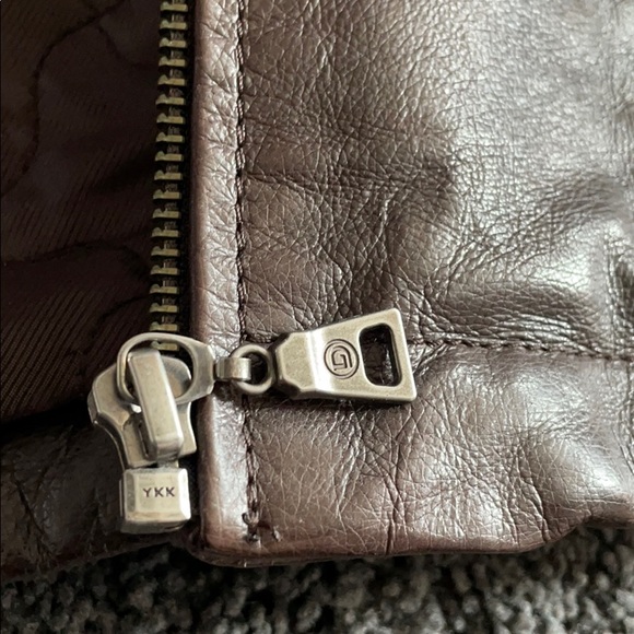 Daniel Leather Jacket with Hood - Picture 6 of 7